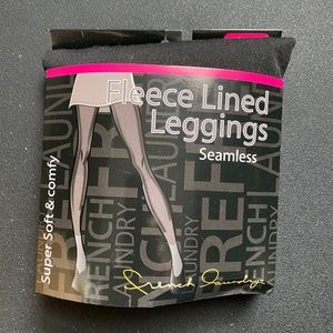 French laundry fleece lined leggings